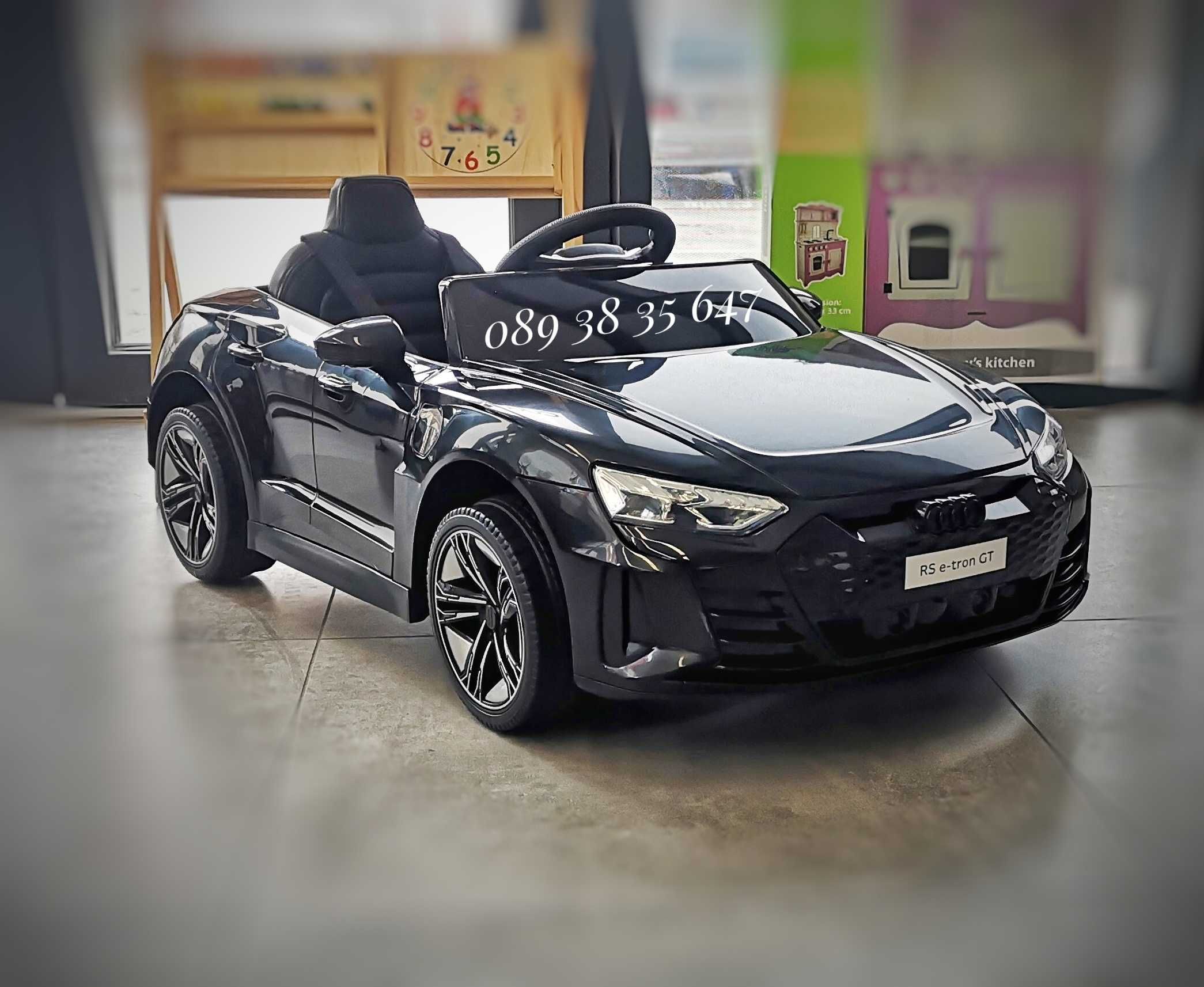 НОВО!Акумулаторна кола AUDI RS E-tron с 12V батерия,EVA гуми,Bluetooth