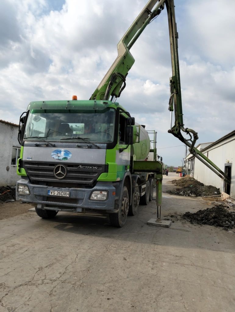 Beton cu pompă Vaslui – livrare rapidă oriunde în județ