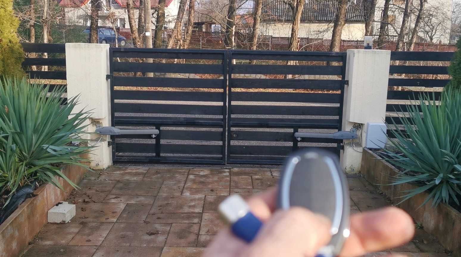 Automatizare poarta batanta culisanta sina motoare montaj Dej