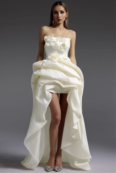 Официална бяла рокля Bella Barnet