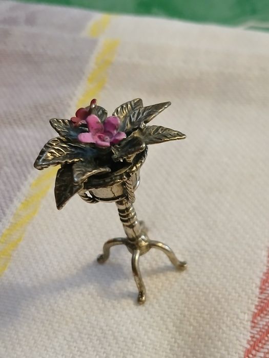 Miniatura argint masiv 800