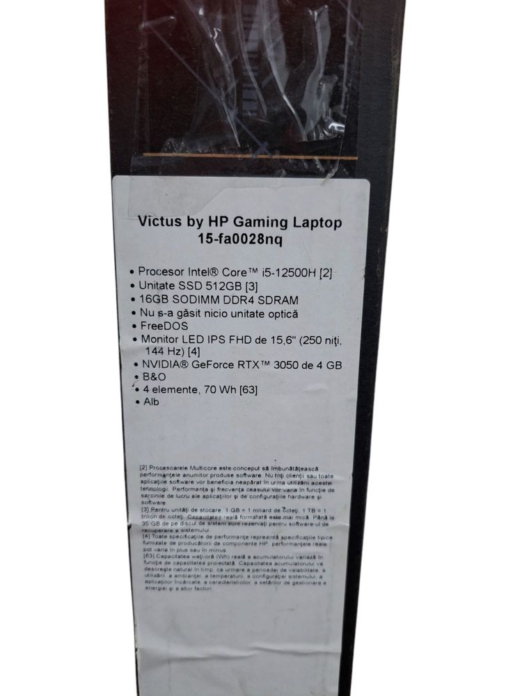 Hp victus 15 i5-12500h