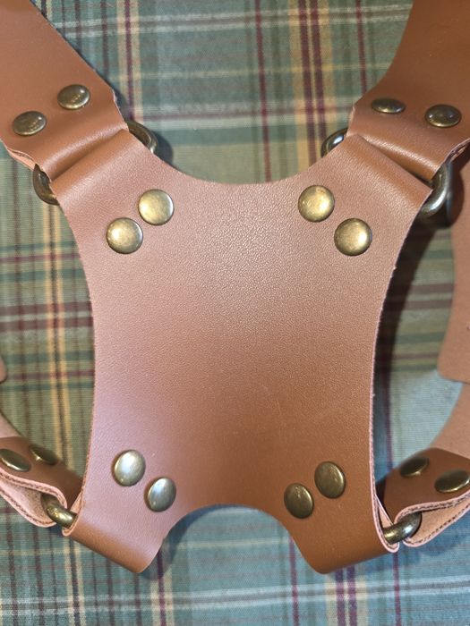 Ham foto dublu din piele ecologica