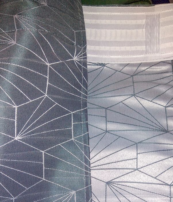 Плътни завеси в сиво- зелен нюанс