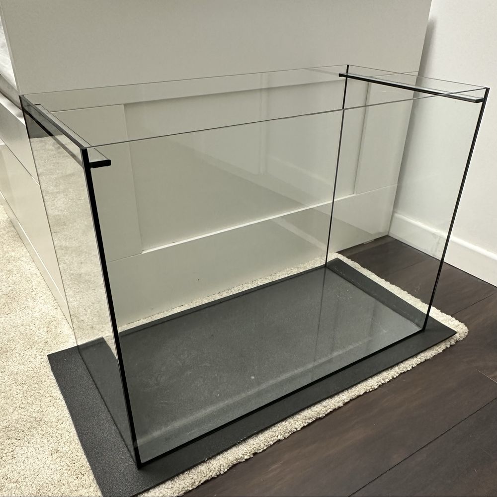 Acvariu 81L - silicon negru - 60x30x45