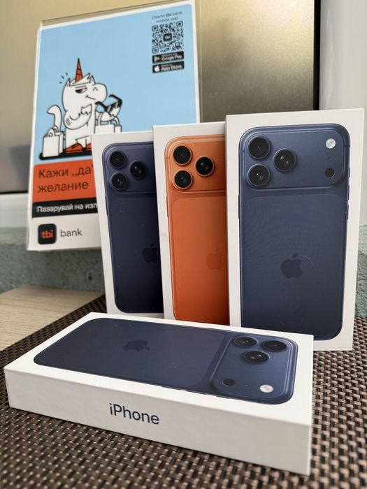 НОВИ!*ЛИЗИНГ* iPhone 17 Pro Max 256 ORANGE*DEEP BLUE*айфон 17 про макс