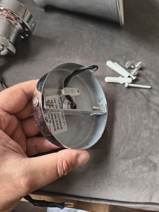 Хромиран абажур Laura Ashley Rufus Pendant