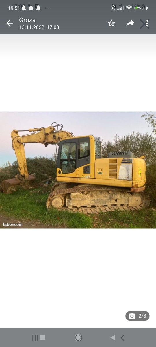 Dezmembrez escavator Komatsu Pc 190 Lc