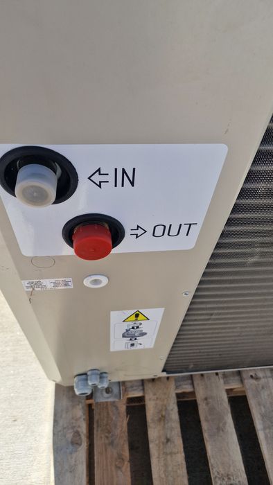 Нова Carrier високотемпературна термопомпа  19kw моноблок трифазна