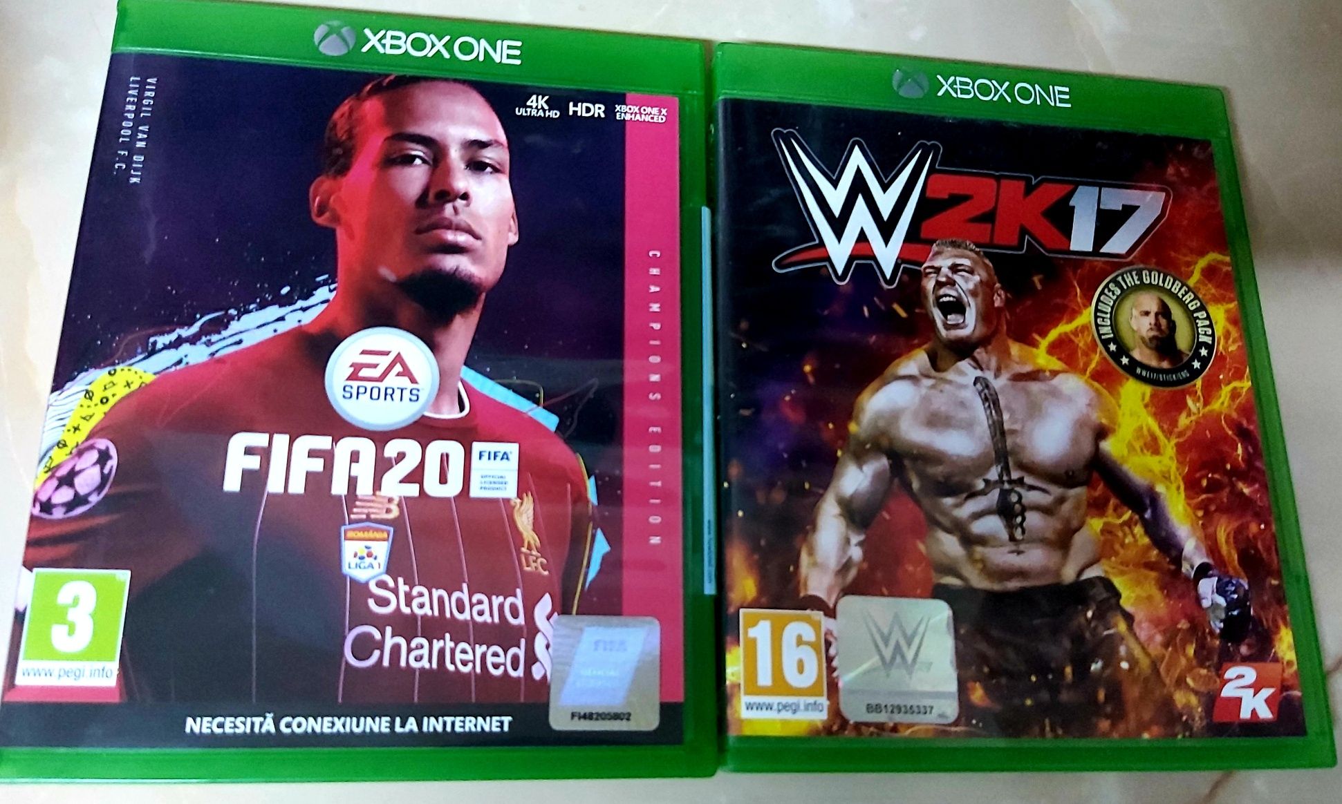 Xbox One Fullbox Fifa 20/W2k17/Fortnite/Minecraft/Hitman2 Xbox One