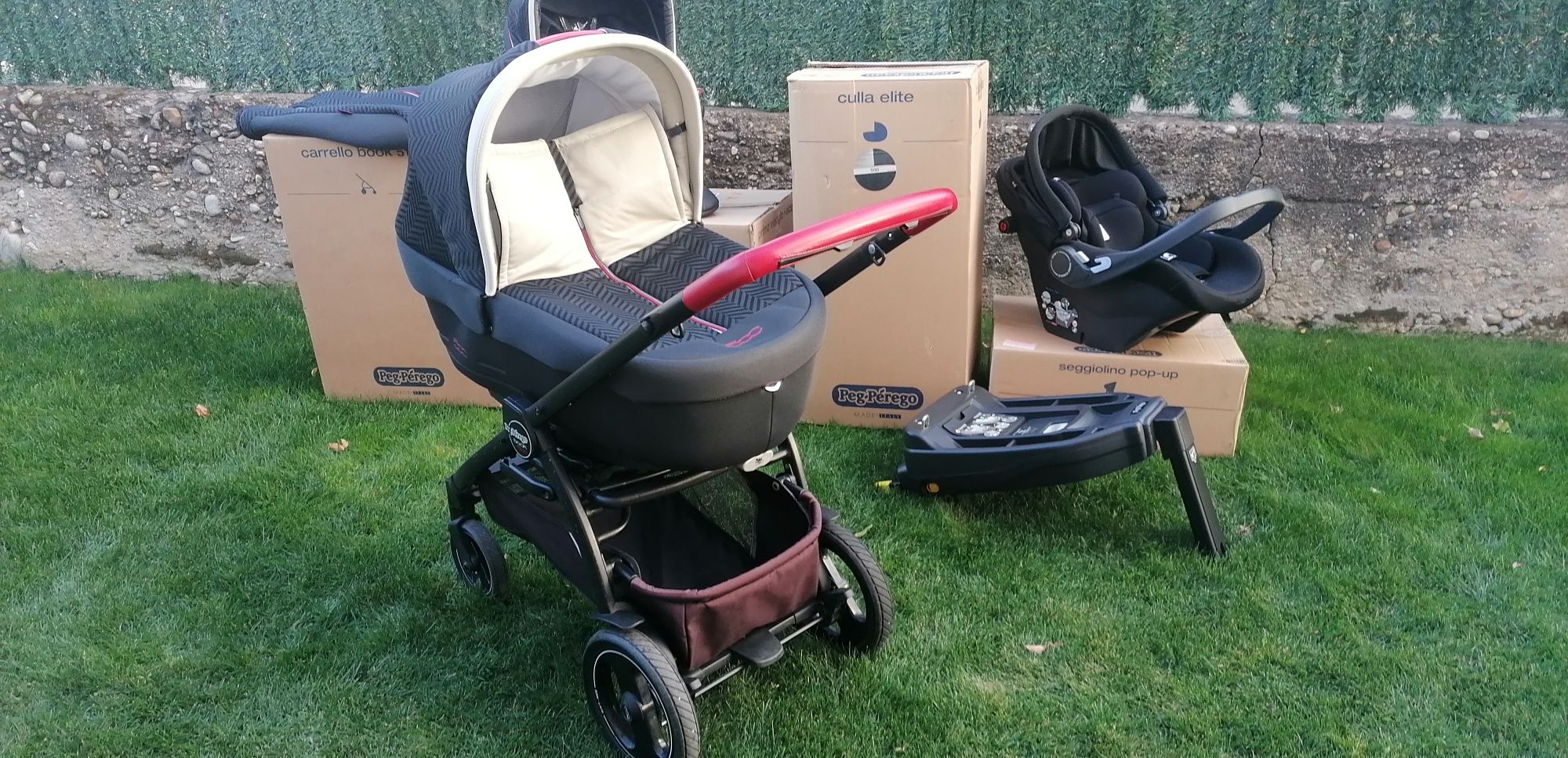 Бебешка количка Peg Perego Fiat 500 3в1