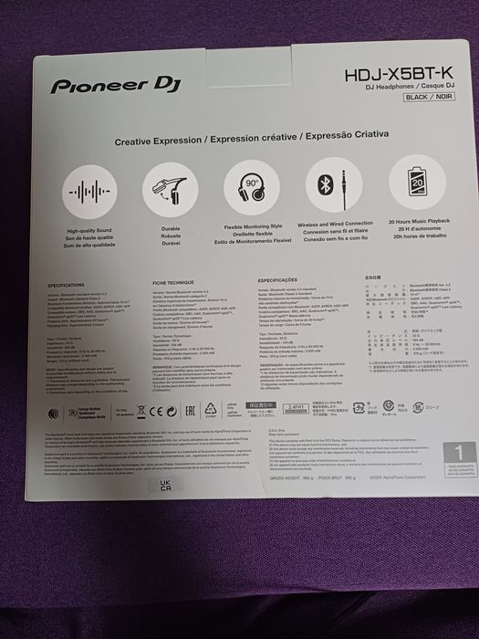 Casti HDJ-X5BT-k Pioneer noi