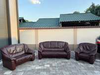 Set Canapea ~ Canapele 3 2 1 Piele Naturala