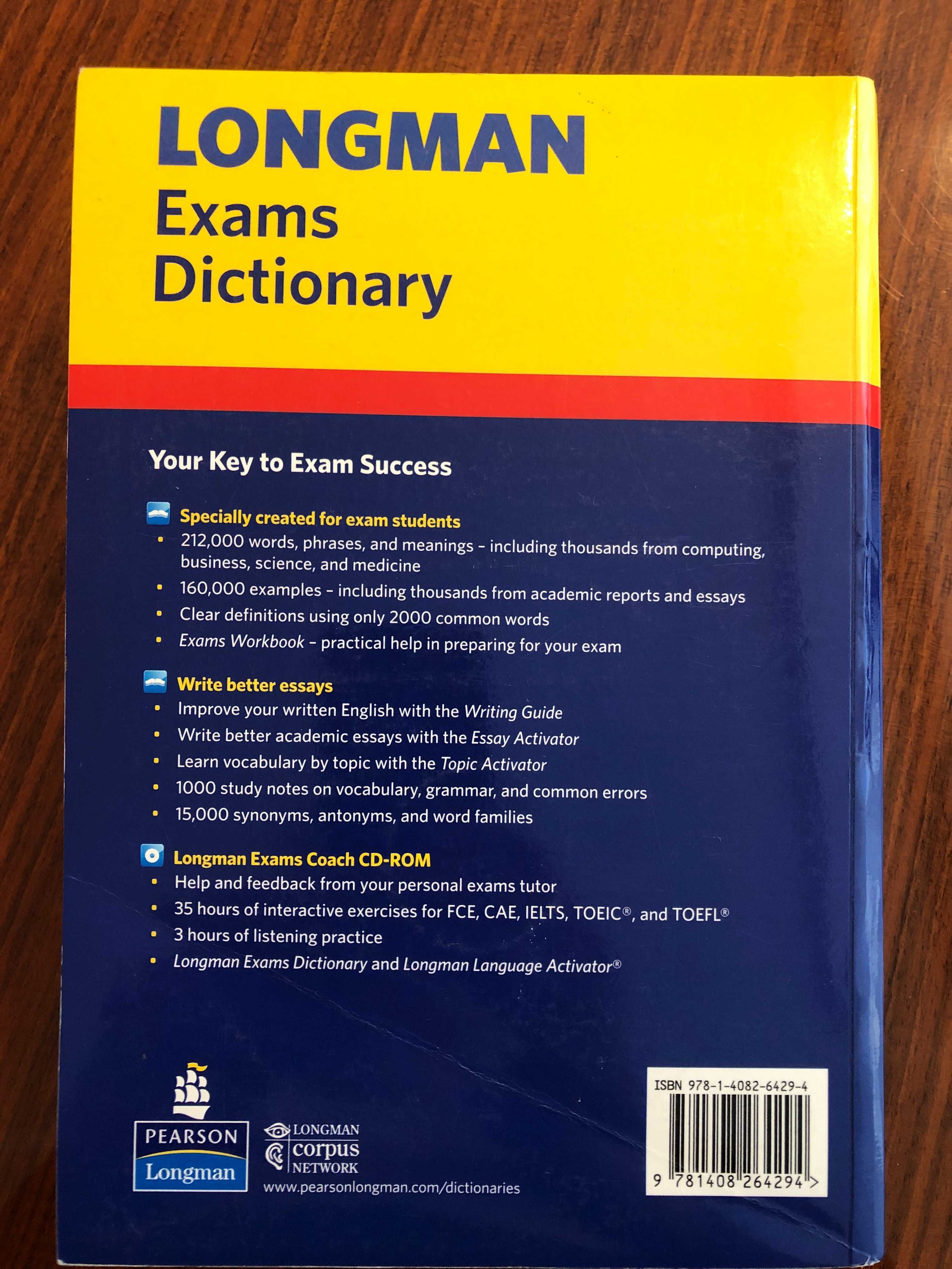 Vand Dictionar Longman Examen Engleza for test FCE, CAE, IELTS, TOEFL