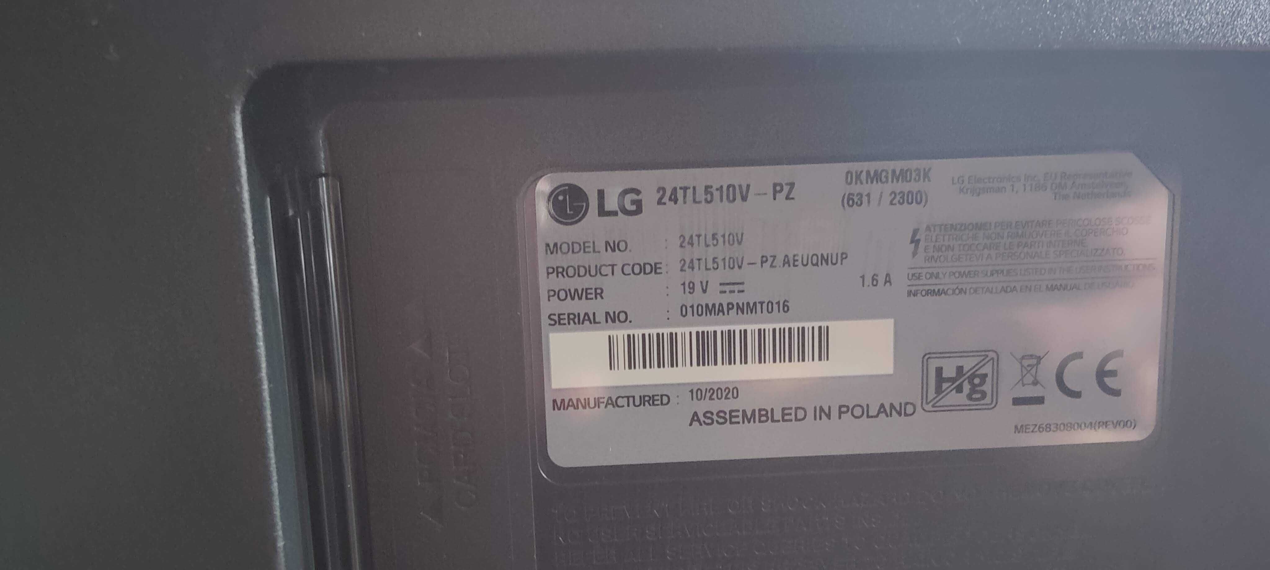 Телевизор/монитор LED LG, 24" (60 см)