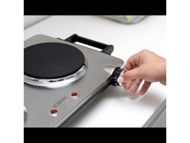 Двоен Електрически Котлон от Неръждаема Стомана Bomann DKP 5033 E CB