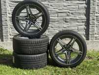 Jante AMG 19” cu anvelope M+S Pirelli + TPMS – originale Mercedes NOU.