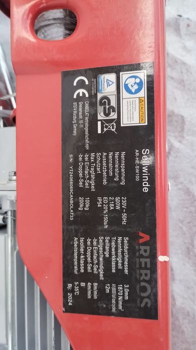 Palane troliu electric de 200 kg
