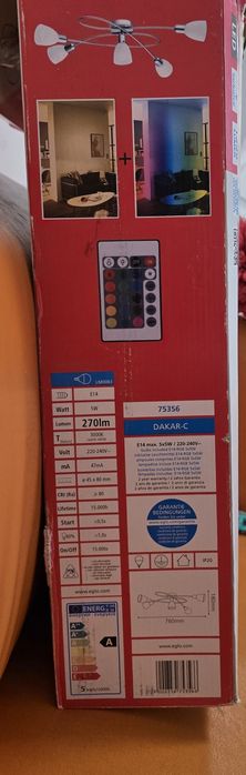 Aplica / plafoniera Led, multicolor
