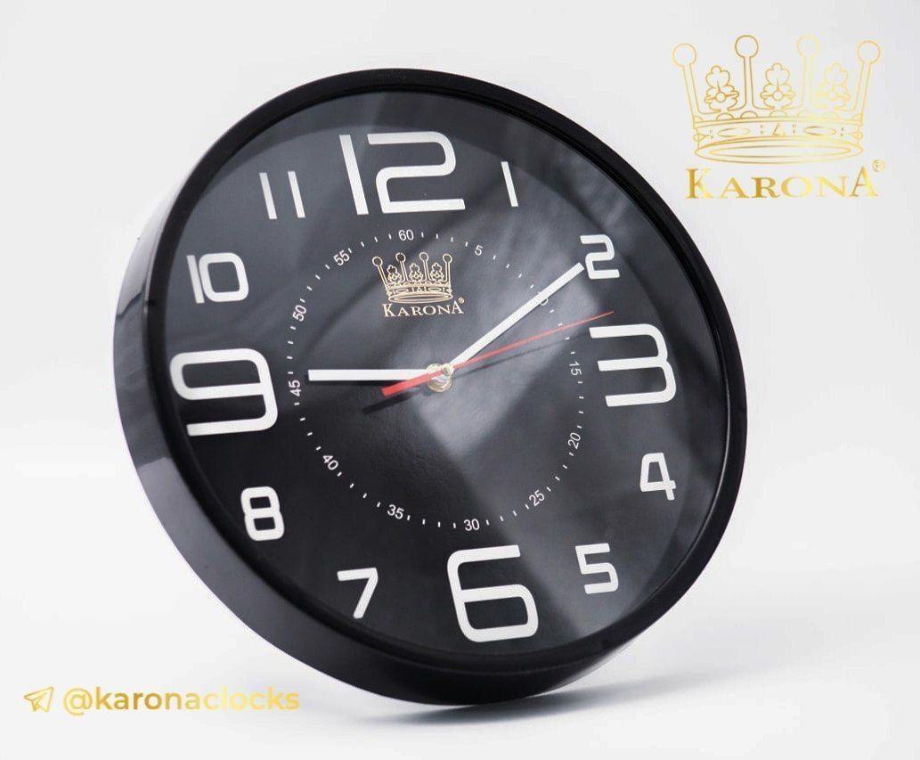 Хурматли тадбиркорлар! Karona  фирмаси логотипли девор соатлар тавс...
