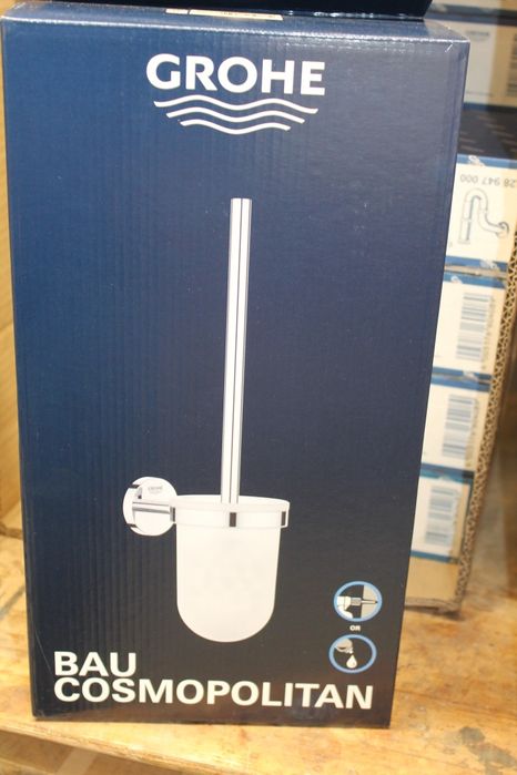 Туалетный ёршик,стеклянная колба,бренд Grohe