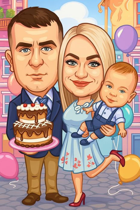 Caricaturi, cadouri personalizate