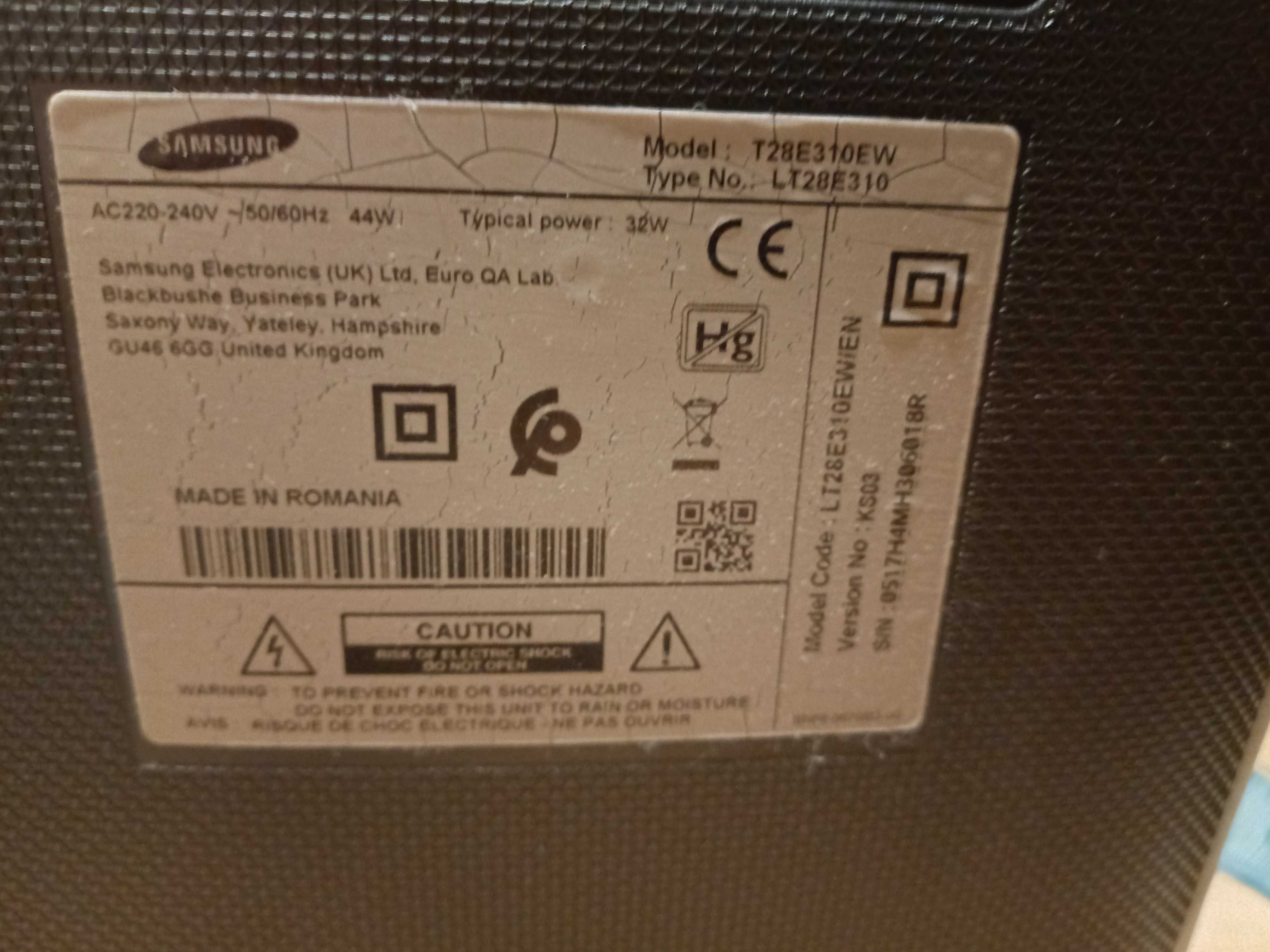 Телевизор Samsung LED, 28" [68 cм]HD