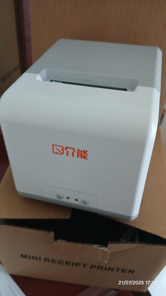 Mini printer shtrix kod uchun. Faqat windows da ishlidi