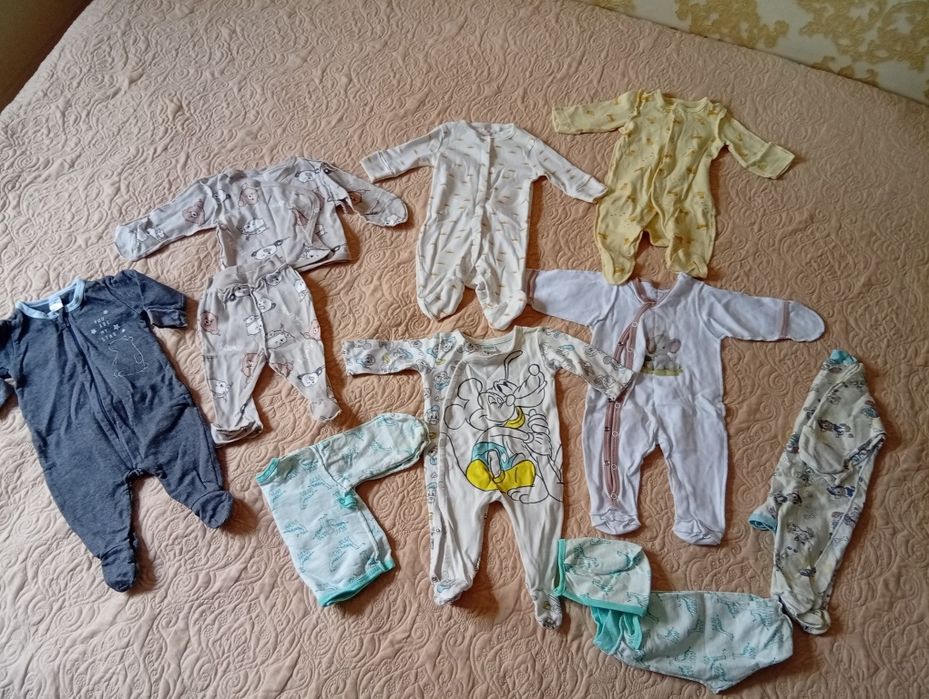 Одежда для новорожденного. 0+ Рост 62 см.