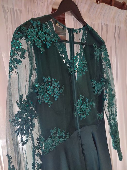 Rochie midi verde smarald, Artista, 42