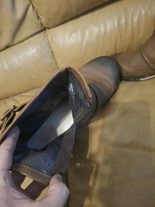 Боти естествена кожа