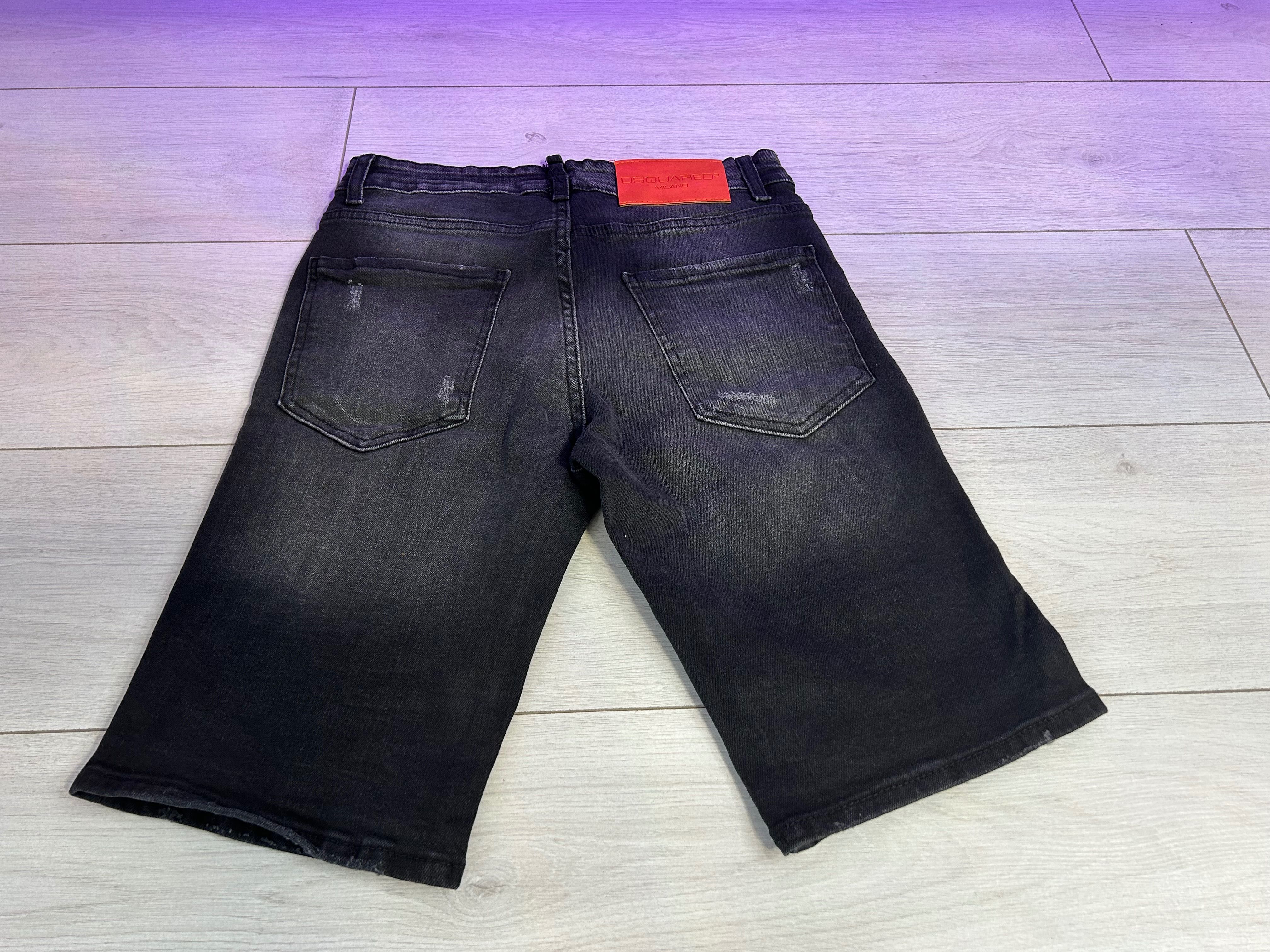 Blugi Scurți Dsquared 2 black New Collection 2025