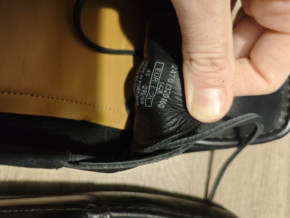 Кожени мокасини Zara N:45 (нови, с етикет)