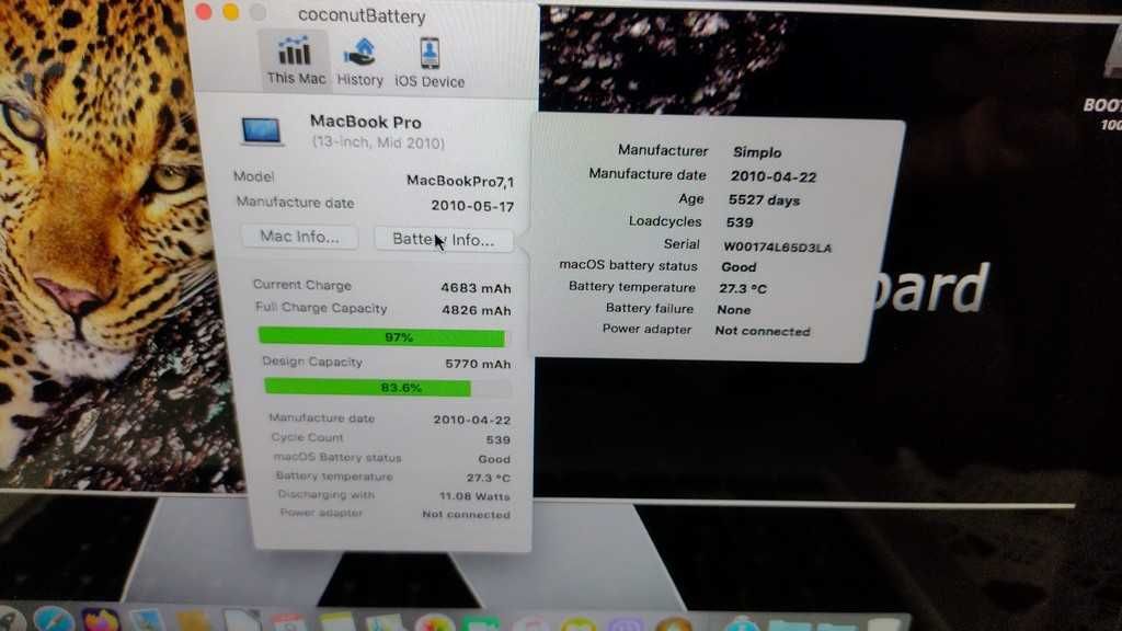 Macbook pro 13.3" 2010
