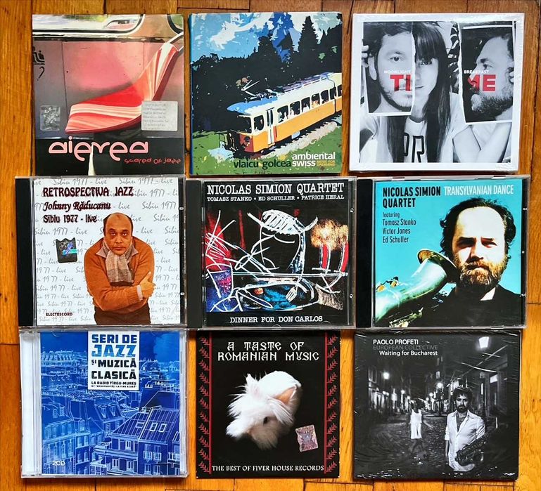 CD jazz, electro&folk RO: Aievea, N. Simion Quartet, Carstea, Gheorghe