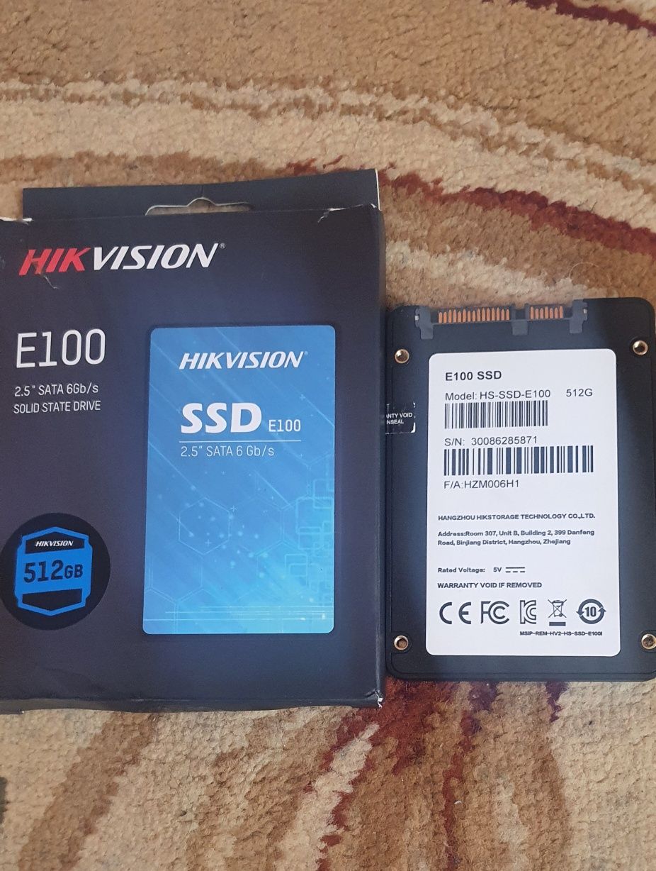 Hikvision ssd e 100 .512 gb original