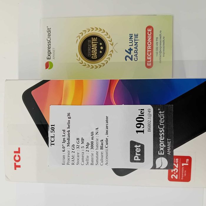 Telefon TCL 501 (ag49 Esplanada b.6802)* 2 ani garantie