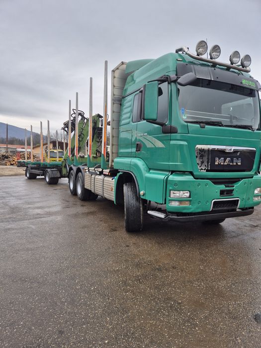 Man 26 480..transport forestier lemn..macara
