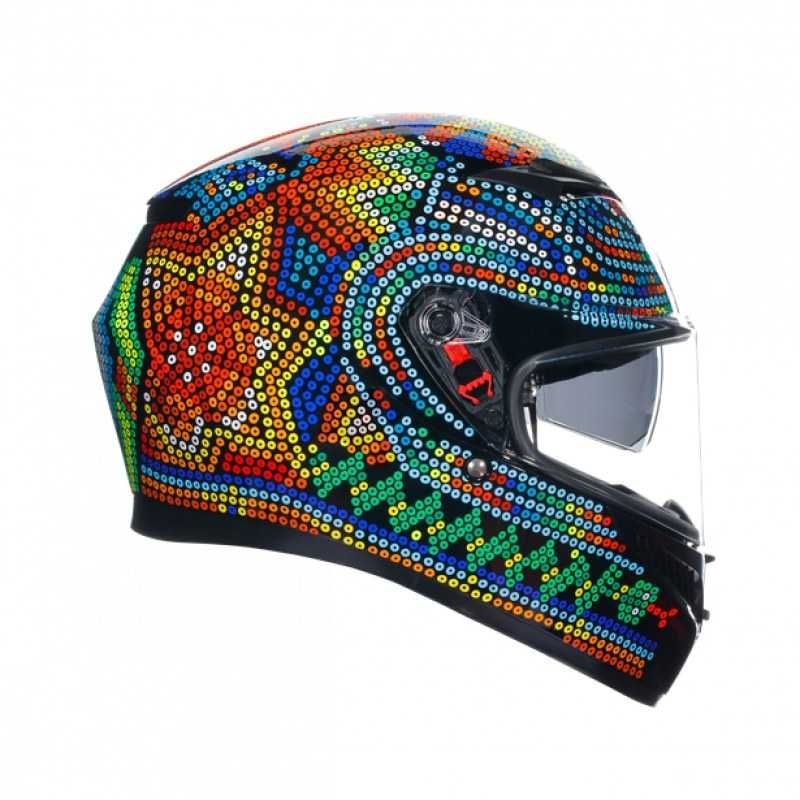 НОВА КАСКА AGV K3 E2206 - Rossi Winter Test 2018