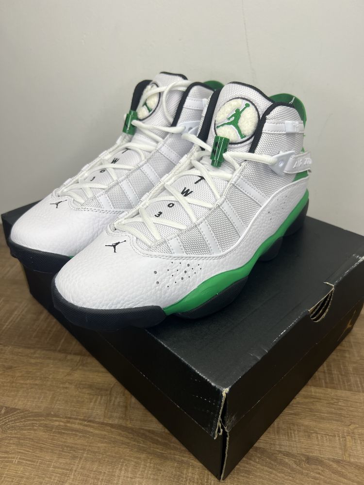 Jordan 6 Rings Green - чисто нови 42.5 eu