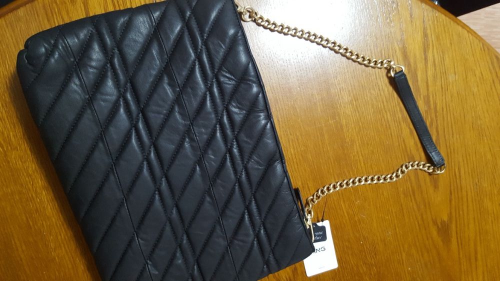 NOU!!Geanta piele Mango