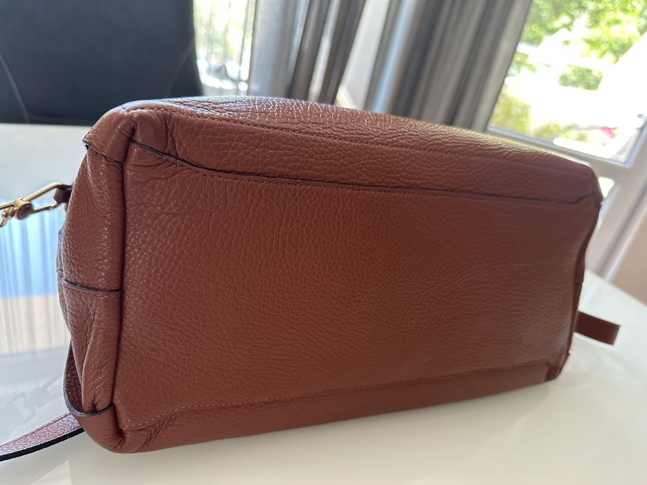 Дамска чанта FURLA Capriccio в кафяво/ коняк