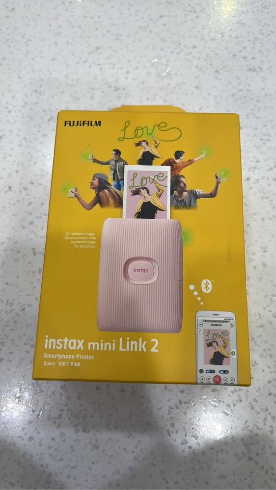 Компактный фотопринтер Fujifilm instax mini Link 2 розовый