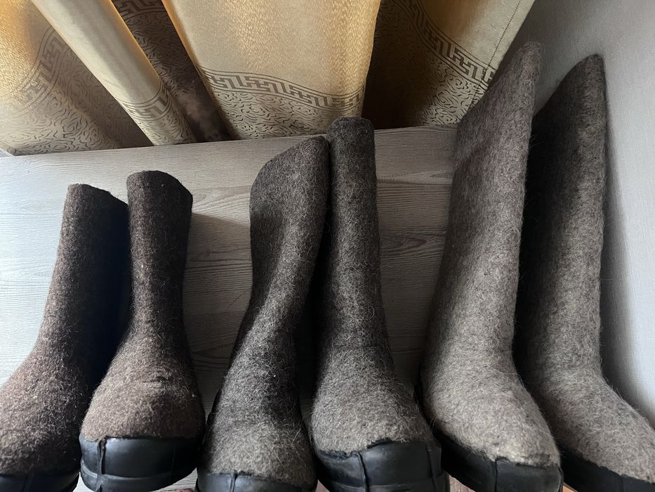 Валенки на резиновой подошве