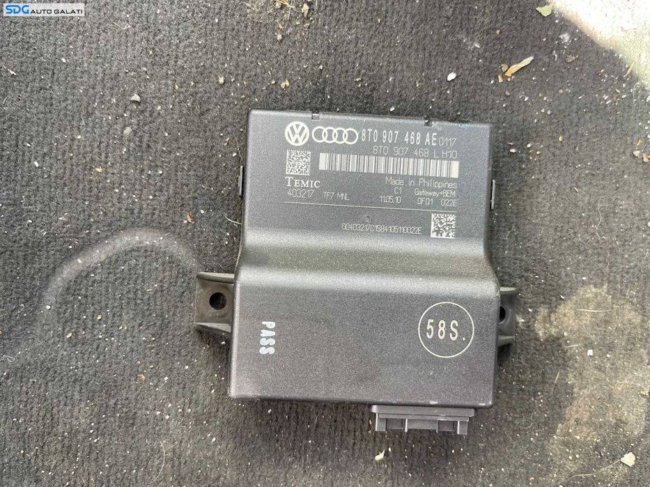 Unitate Modul Calculator CAN Gateway Audi A5 2008 - 2017 Cod 8T0907468AE 8T0907468L [C5564]