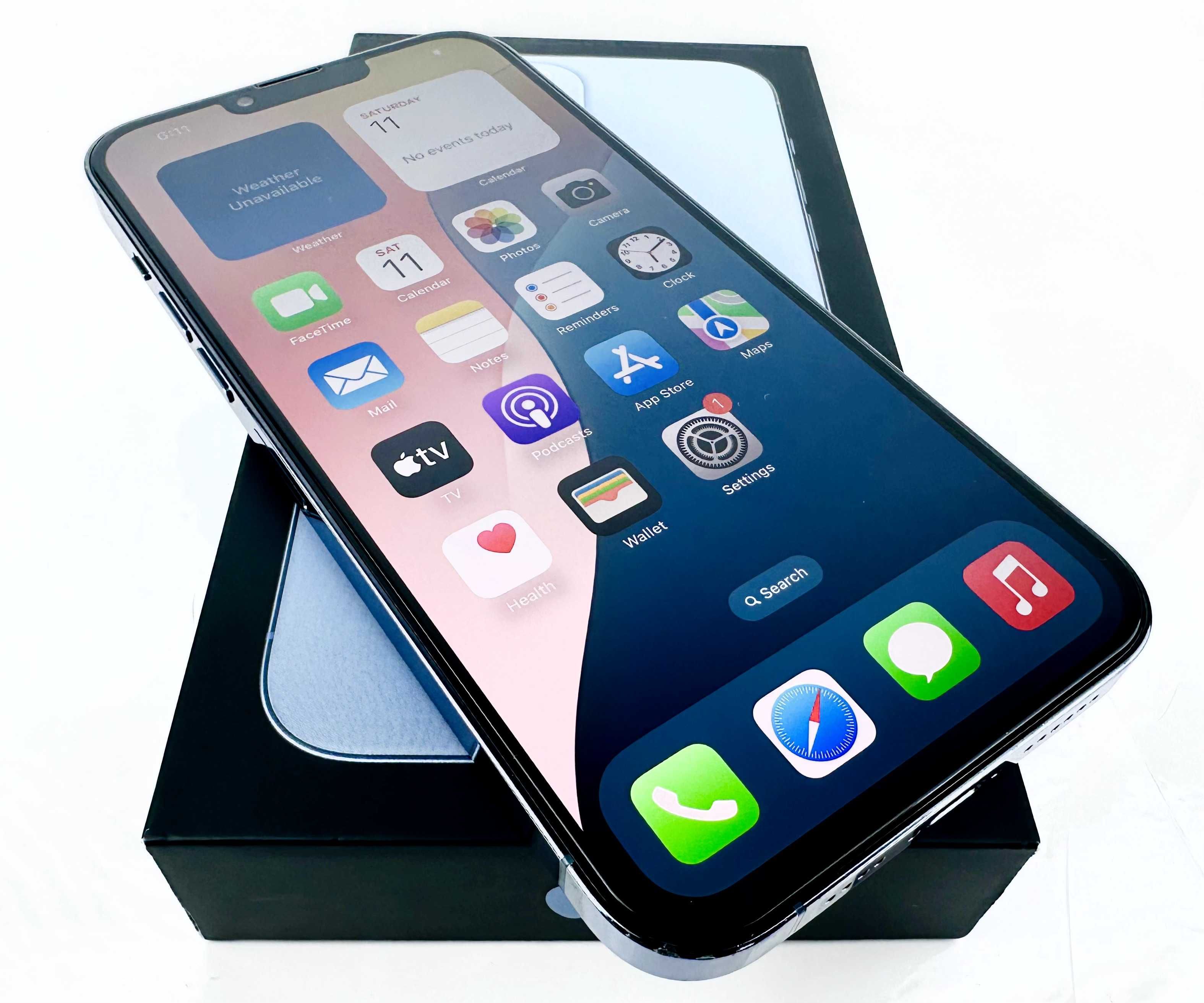 Apple iPhone 13 Pro Max 128GB Sierra Blue 100% Батерия! Гаранция!