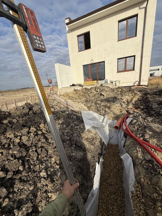 Amenajari spati verzi , rulouri de gazon , drenaje .