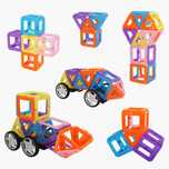 Joc magnetic de constructie, 42 de piese fosforescente