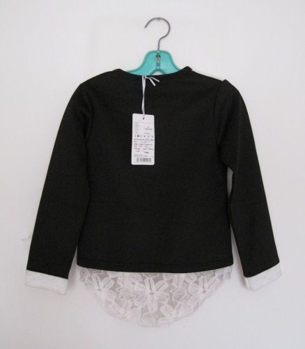 Модна блузка с дантела ЛОНДОН за ръст 110-116, 6 год