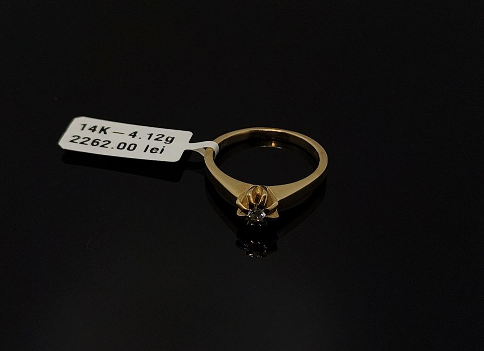 Bijuteria Royal inel din aur 14k 4.12 gr